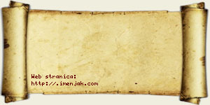 Anđelija Đilas vizit kartica